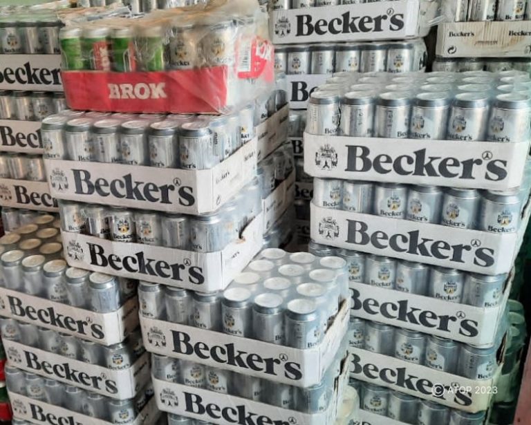 Dapaong : Près de 5 000 canettes de bières périmées saisies